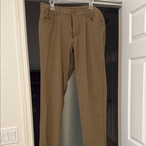 Lululemon Athletica Khaki Chinos Classic Straight-Leg